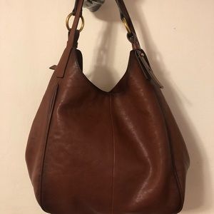 NWT Frye Madison Shoulder Bag in Cognac